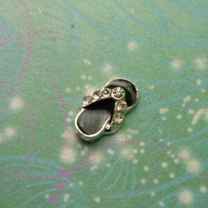 Black Thong - Charm for Memory Lockets
