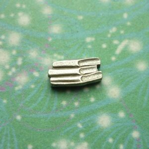 Books Stack Silver - Charm for Memory Lockets