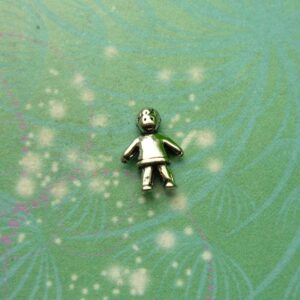 Boy Charm Silver - Double Sided - Charm for Memory Lockets