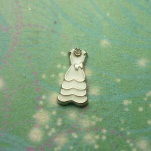 Bridal Dress Charm for Lockets - Charm for Memory Lockets