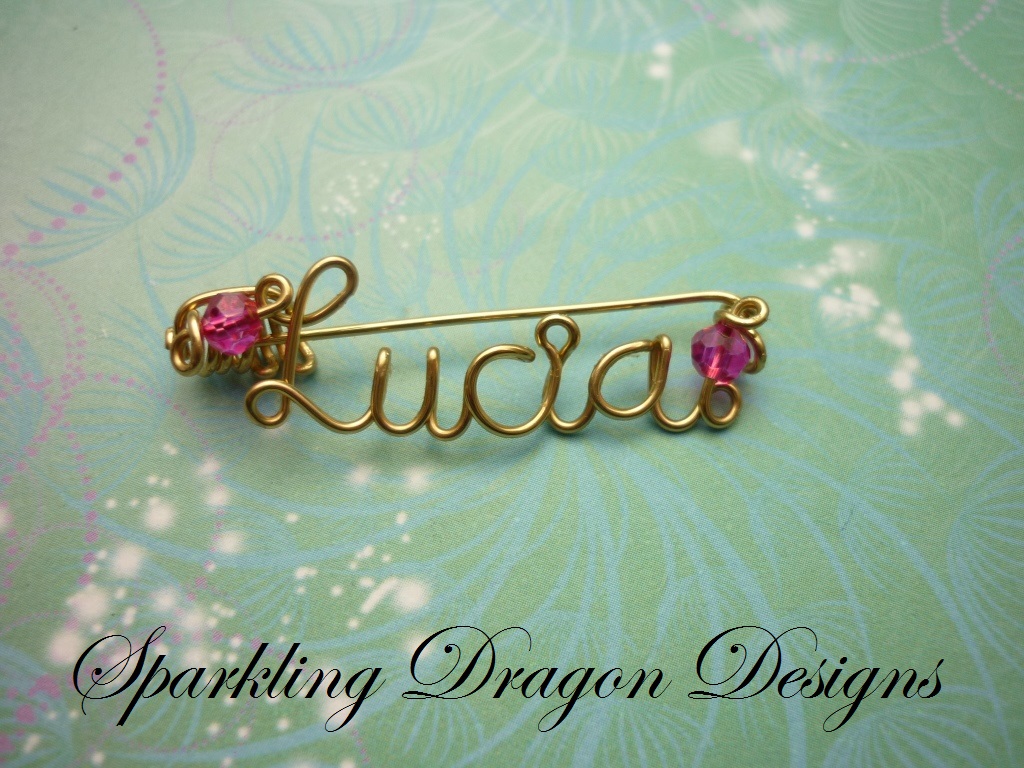 Personalised Name Brooch - Silver - Up to 8 Letters - Handcrafted - Image 2