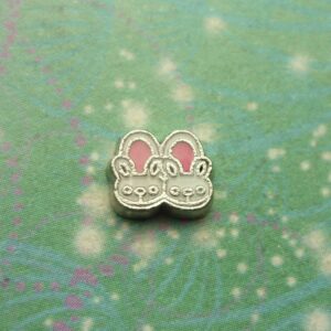Bunny Slippers Charm - Charm for Memory Lockets