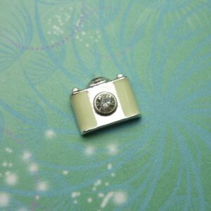 Camera with Jewel - Charm for Memory Lockets