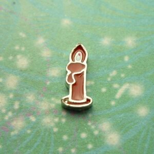 Candle Charm Red - Charm for Memory Lockets