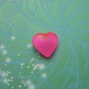 Candy Pink Heart - Charm for Memory Lockets