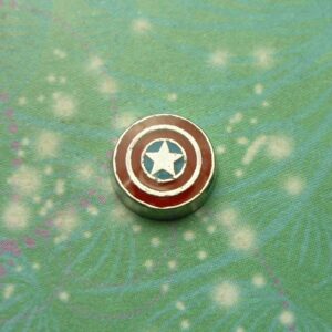 Captain America - Charm - Charm for Memory Lockets