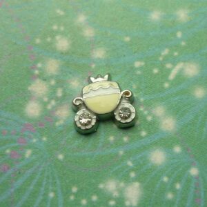 Carriage Yellow - Charm for Memory Lockets