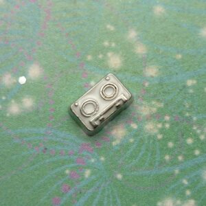 Cassette Tape White - Charm for Memory Lockets
