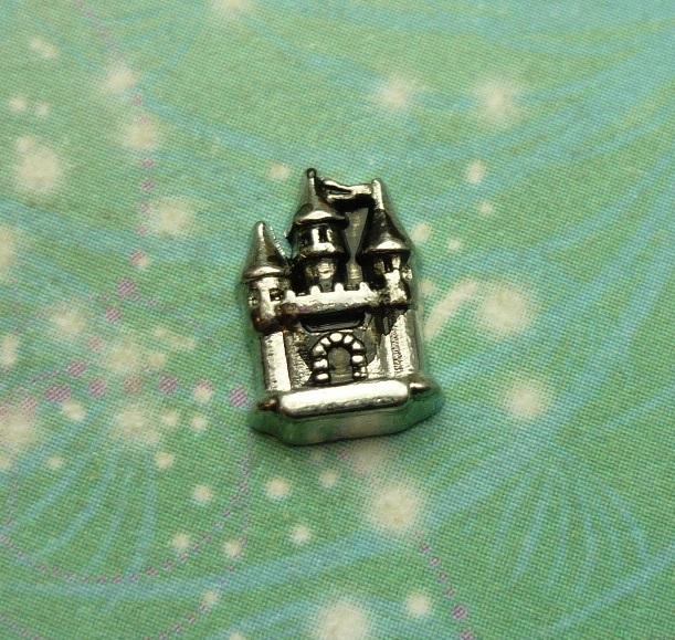 Castle Charm - Silver - Charm for Memory Lockets