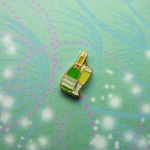 Champaign Charm for Memory Lockets - Charm for Memory Lockets