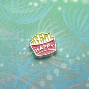Chips Fries Happy - Charm for Memory Lockets