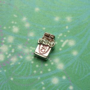 Chocolate Bar with Jewels - Charm for Memory Lockets