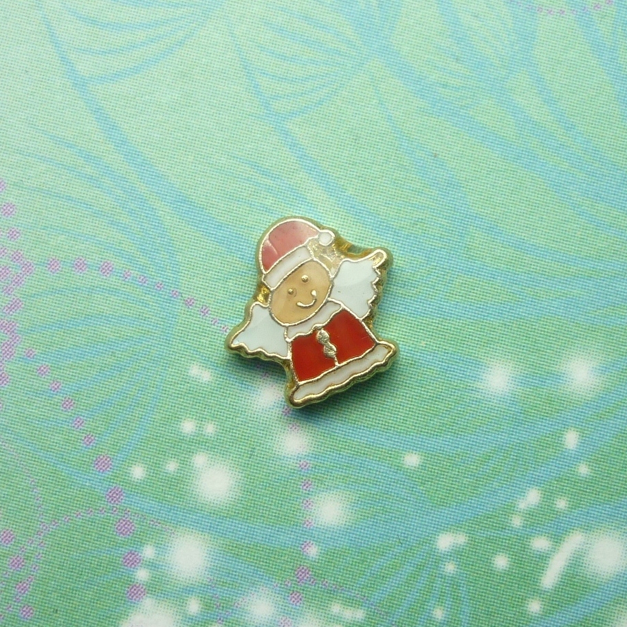 Christmas Angel - Charm for Memory Lockets