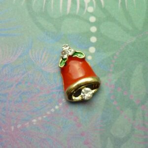 Christmas Bell Charm for Memory Lockets - Charm for Memory Lockets