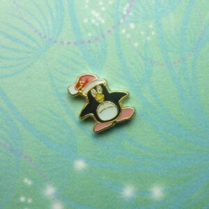 Christmas Penguine - Charm for Memory Lockets