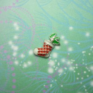 Christmas Stocking Charm - Charm for Memory Lockets
