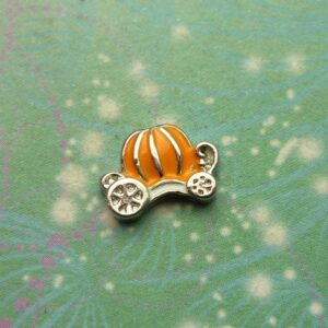 Cinderella Carriage Pumpkin - Charm for Memory Lockets