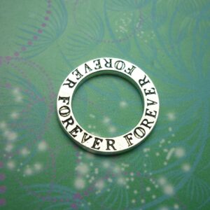 Circle Charm - Forever - Charm for Memory Lockets