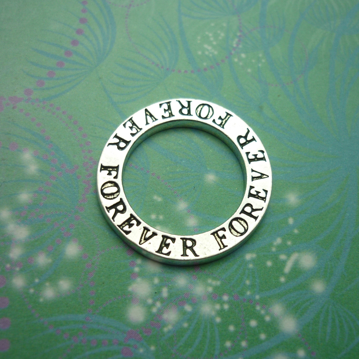Circle Charm - Forever - Charm for Memory Lockets