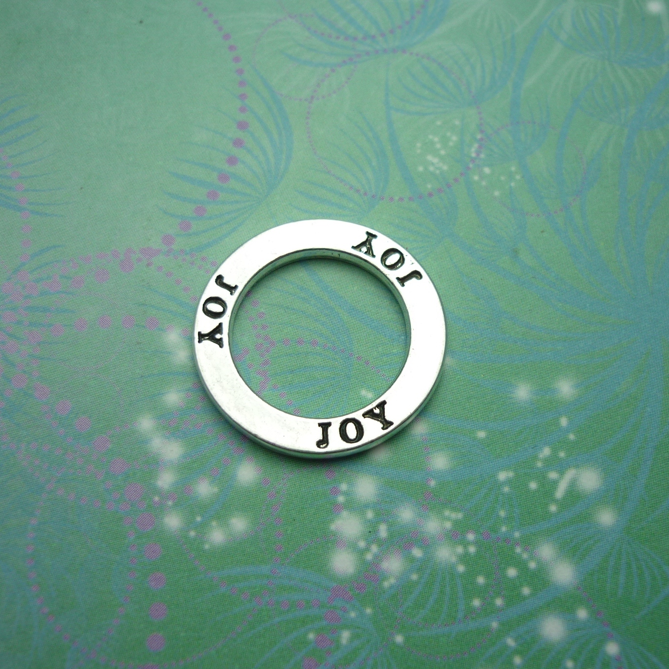 Circle Charm - Joy - Charm for Memory Lockets