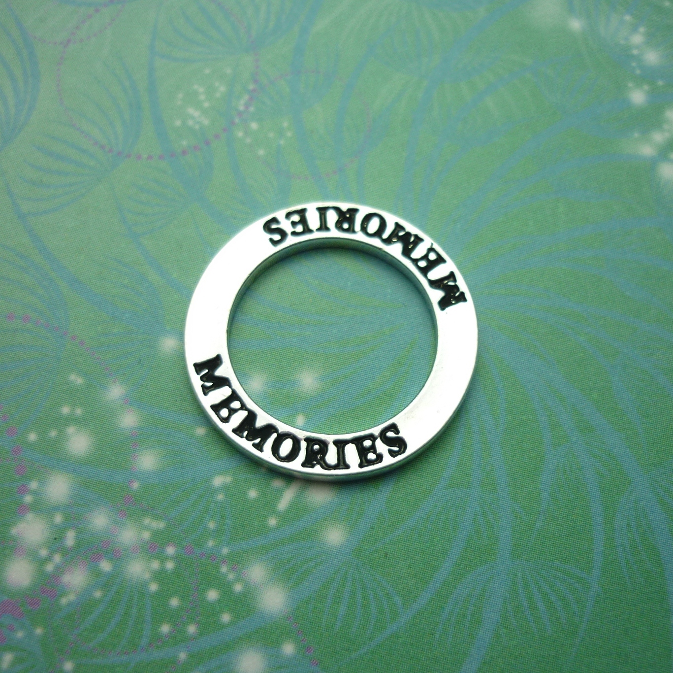 Circle Charm - Memories - Charm for Memory Lockets