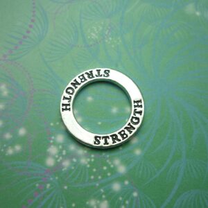 Circle Charm - Strength - Charm for Memory Lockets