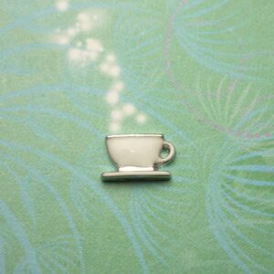Coffee - Tea Cup - Charm - Charm for Memory Lockets