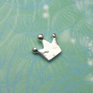Crown Plain Silver - Charm for Memory Lockets