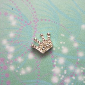 Crown  charm for lockets - Charm for Memory Lockets