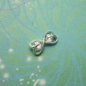 Crystal Bow - Charm for Memory Lockets