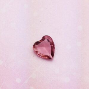 Crystal Heart -  Purple - Charm for Memory Lockets
