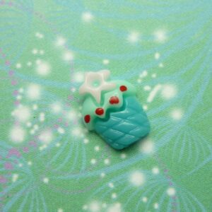 Cup Cake - Blue - Charm for Memory Lockets