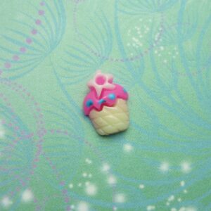 Cup Cake - Pink - Charm for Memory Lockets