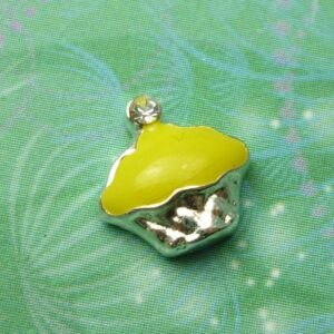 Cup Cake Yellow - Charm for Memory Lockets