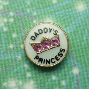 Daddy's Princess Charm - Charm for Memory Lockets