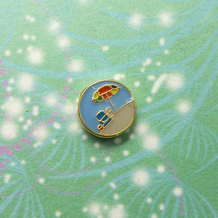 Day at the Beach - Charm for Memory Lockets