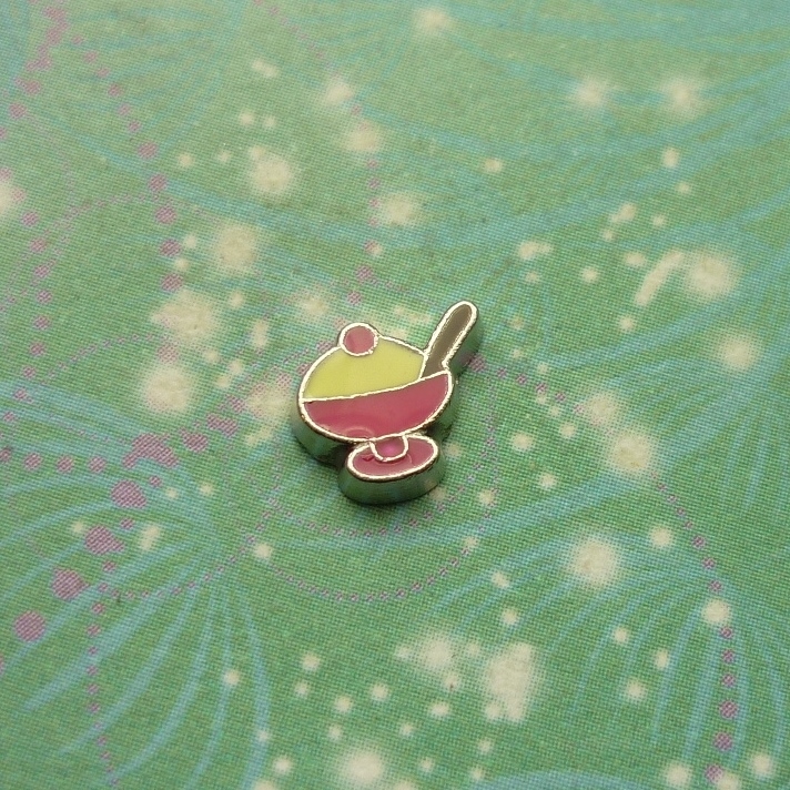 Dessert Bowl Charm for Lockets - Charm for Memory Lockets