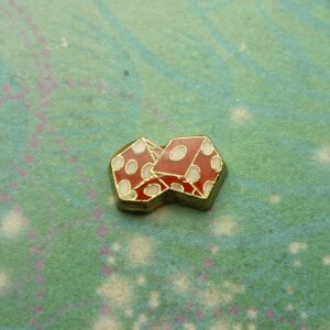 Dice Charm Red - Charm for Memory Lockets