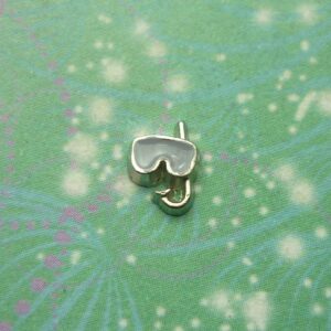 Dive Mask Scuba Charm - Charm for Memory Lockets