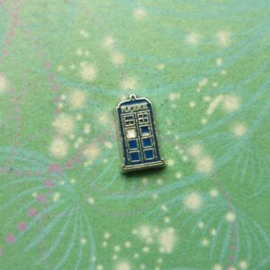 Doctor Who Tardis - Police Phone Box - Charm for Memory Lockets