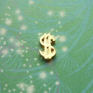 Dollar Sign Charm - Charm for Memory Lockets