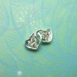 Double Heart - Charm for Memory Lockets