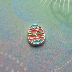Easter Egg Pink - Charm for Memory Lockets