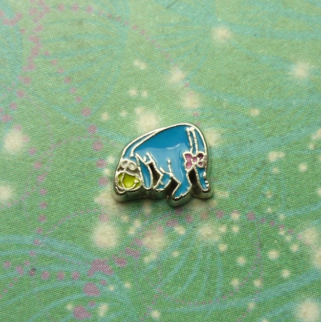 Eeyore Charm for Lockets - Charm for Memory Lockets