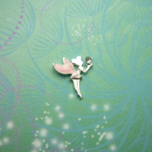 Fairy Charm - Pink Wings - Charm for Memory Lockets