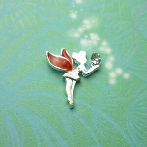 Fairy Charm - Red Wings - Charm for Memory Lockets