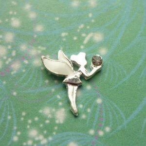 Fairy Charm - White Wings - Charm for Memory Lockets