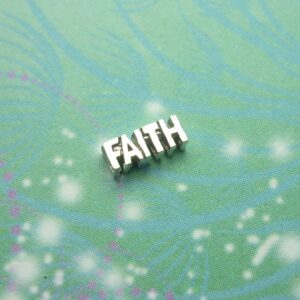 Faith Word Charm - Charm for Memory Lockets
