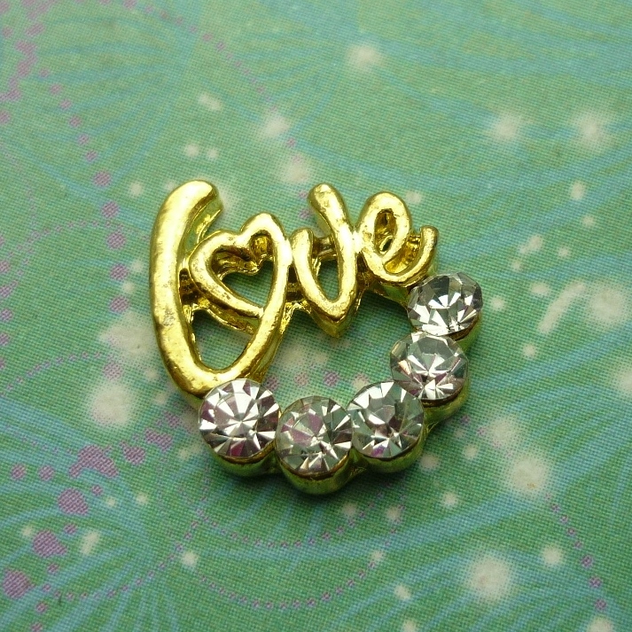 Fancy Love Word - Big Charm - Charm for Memory Lockets