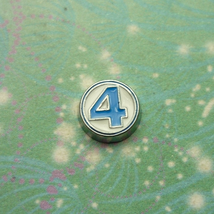 Fantastic 4 - Charm for Memory Lockets